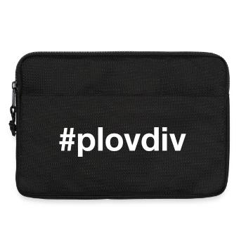 PLOVDIV Hashtag Bulgarie Bulgare - Sacoche pour ordinateur portable 13 pouces - noir - Devant