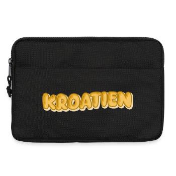 Croatia as a holiday - Laptop bag 13" - black - Front