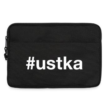 Ustka Polska Poland Hashtag - Laptop bag 13" - black - Front