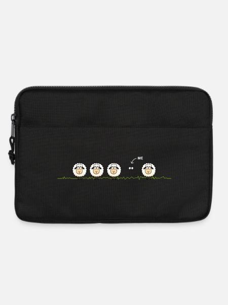Black Sheep – Illustration - Laptop bag 13" - black