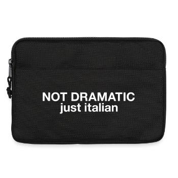 Not dramatic just italian - Laptoptasche 13" - Schwarz - Vorne