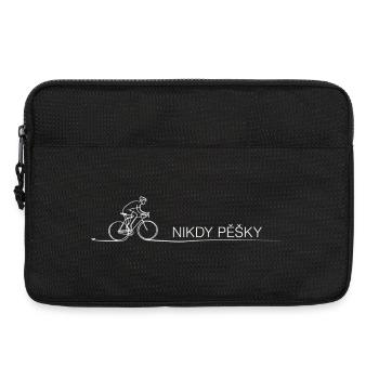 Cycliste qui dit une idée cadeau : vélo - Sacoche pour ordinateur portable 13 pouces - noir - Devant