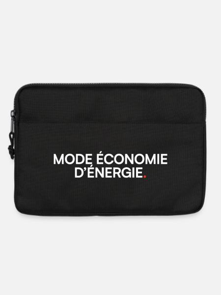 Energiesparmodus, Humor, Müdigkeit - Laptoptasche 13" - Schwarz