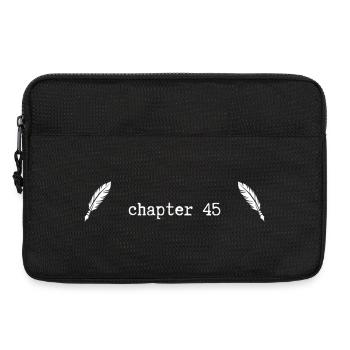 Chapitre 45 Anniversaire - Sacoche pour ordinateur portable 13 pouces - noir - Devant