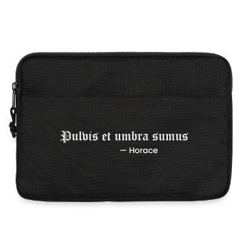 Pulvis et umbra sumus. - Laptop bag 13" - black - Front