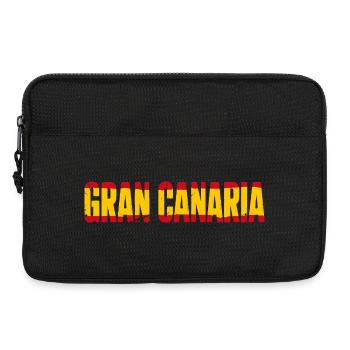 Gran Canaria Insel Flagge Spanien - Laptoptasche 13" - Schwarz - Vorne