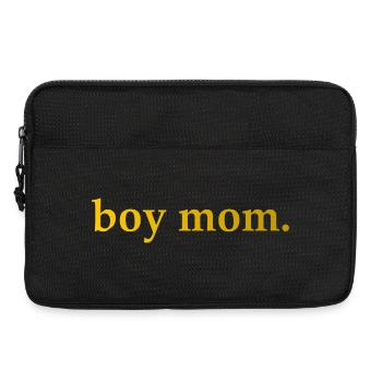 Mom Saying Boy Mom - Laptop bag 13" - black - Front