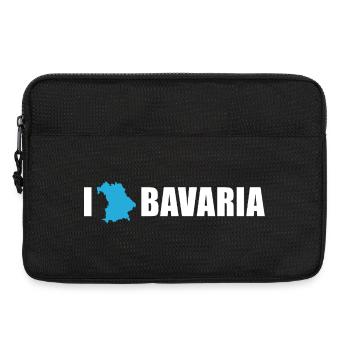 I love Bavaria Bayern - Laptop bag 13" - black - Front