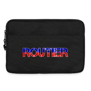 Routier Bleu Blanc Rouge - Sacoche pour ordinateur portable 13 pouces - noir - Devant
