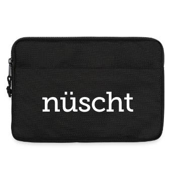 nüscht - Laptoptasche 13" - Schwarz - Vorne