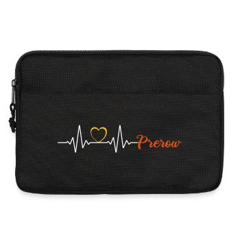 Mon cœur bat pour Prerow - Darss Baltic - Sacoche pour ordinateur portable 13 pouces - noir - Devant