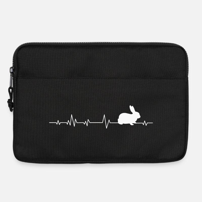 Hase Kaninchen - Laptoptasche 13" - Schwarz