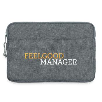 Chemise noire Feelgood manager - Sacoche pour ordinateur portable 13 pouces - gris chiné - Devant