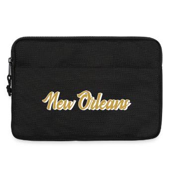 New Orleans Gold Script - Laptoptasche 13" - Schwarz - Vorne