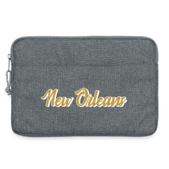 New Orleans Gold Script - Laptoptasche 13" - Grau meliert - Vorne