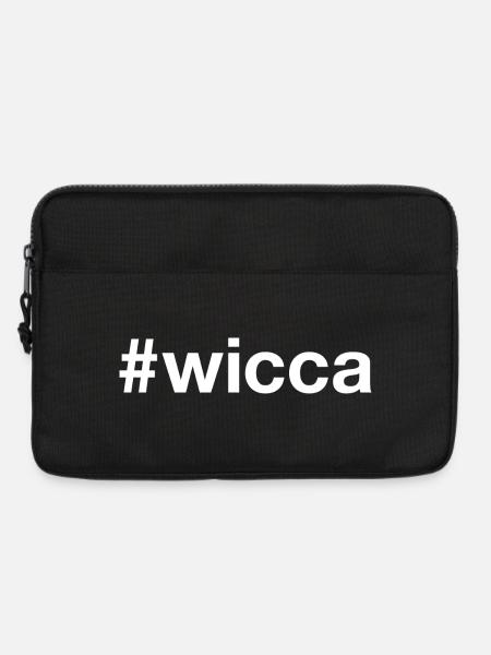 WICCA Hashtag - Laptoptasche 13" - Schwarz