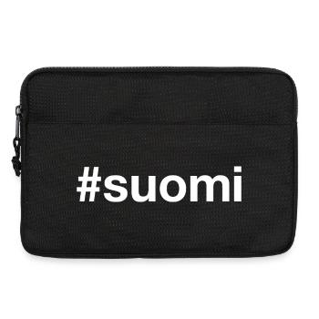 SUOMI Finlande Hashtag - Sacoche pour ordinateur portable 13 pouces - noir - Devant