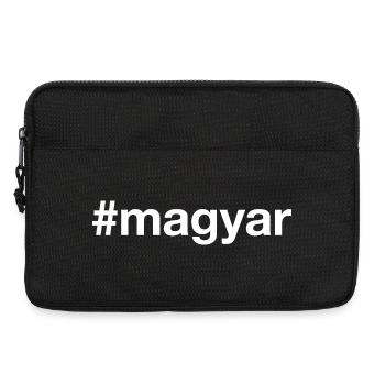 MAGYAR Ungarn Hashtag - Laptoptasche 13" - Schwarz - Vorne