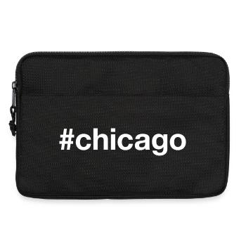 CHICAGO Illinois Hashtag - Laptoptasche 13" - Schwarz - Vorne