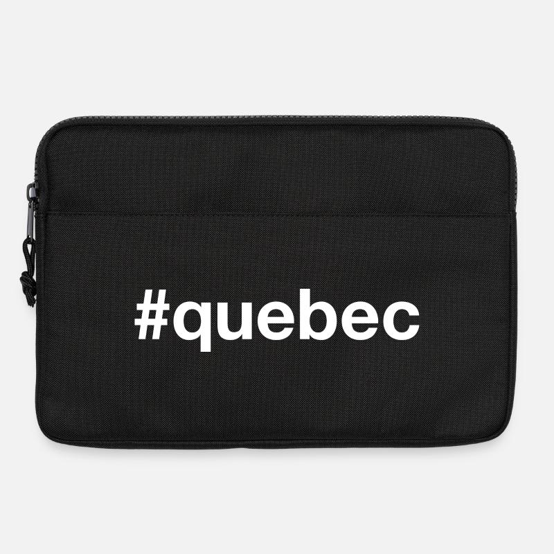 QUEBEC Kanada Canada Hashtag - Laptop bag 13" - black