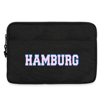 Lettrage Hambourg - Sacoche pour ordinateur portable 13 pouces - noir - Devant