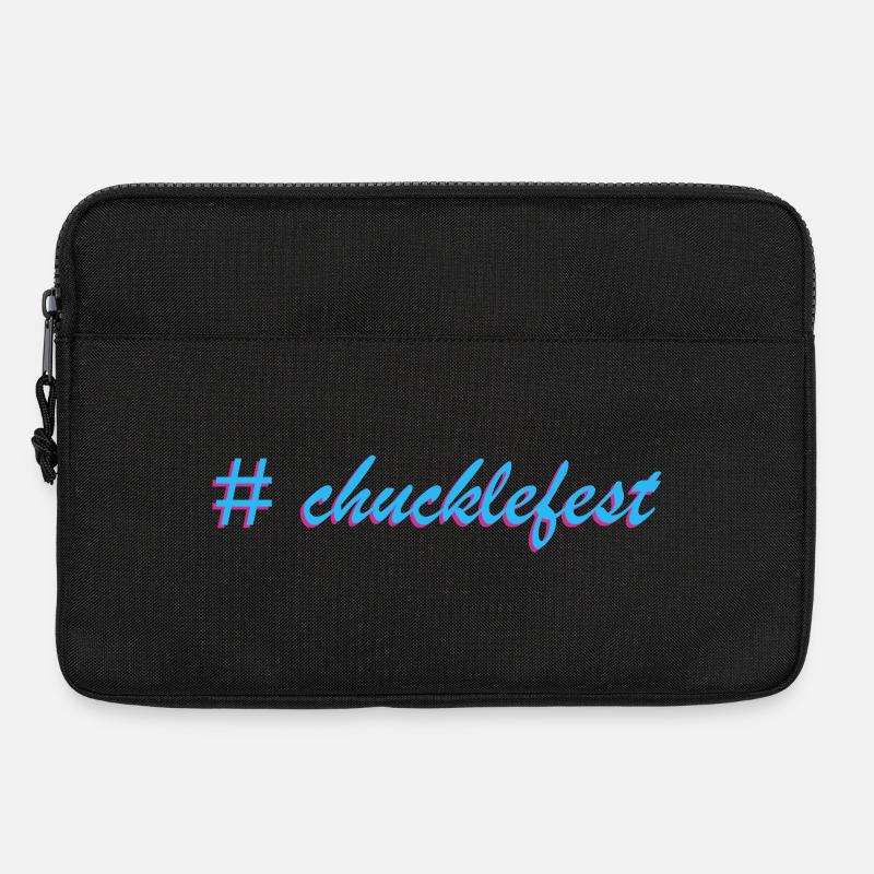 Chucklefest hatch tag slogan - Laptop bag 13" - black