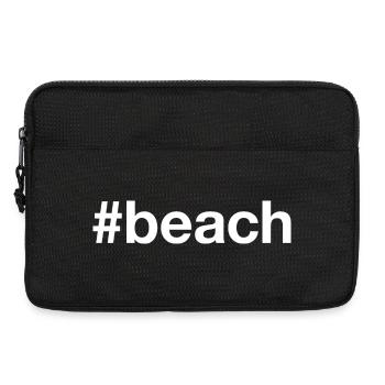 BEACH Hashtag - Laptoptasche 13" - Schwarz - Vorne