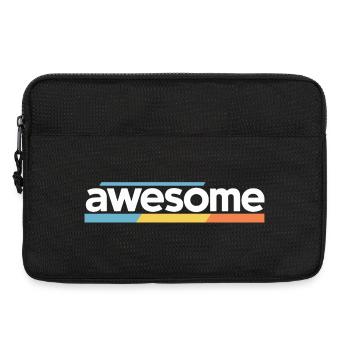 Conception typographique impressionnante - Sacoche pour ordinateur portable 13 pouces - noir - Devant