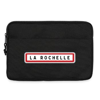 Panneau d'entrée de ville de La Rochelle, Charente - Sacoche pour ordinateur portable 13 pouces - noir - Devant