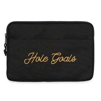 Hole Goals Golf Spruch - Laptoptasche 13" - Schwarz - Vorne