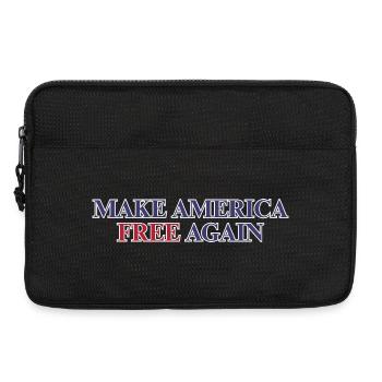Make America Free Again - Freedom Statement  - Laptop bag 13" - black - Front