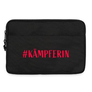 Fighter - lucky charm for women and girls - Laptop bag 13" - black - Front
