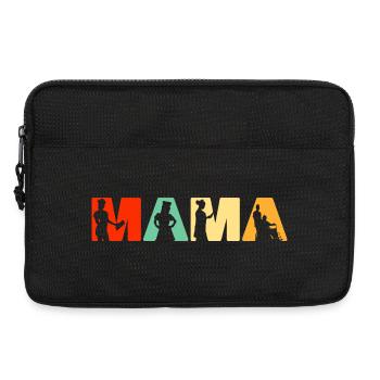 Nurse Mama Drôle Rétro Healthcare Mother Art - Sacoche pour ordinateur portable 13 pouces - noir - Devant