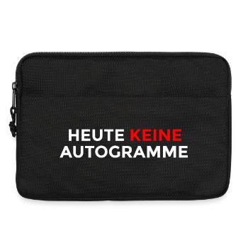 Pas d’autographes aujourd’hui – Un discours humoristique ironique - Sacoche pour ordinateur portable 13 pouces - noir - Devant