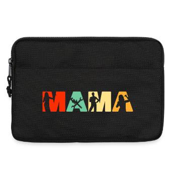 Mama Mechanic Retro Silhouette Typografie - Laptoptasche 13" - Schwarz - Vorne