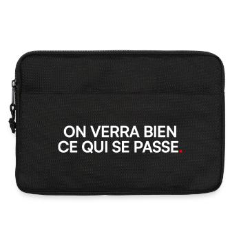 Wir werden modernen Humor sehen - Laptoptasche 13" - Schwarz - Vorne