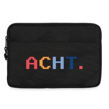 8. Geburtstag Geschenk Acht - Laptoptasche 13" - Schwarz - Vorne