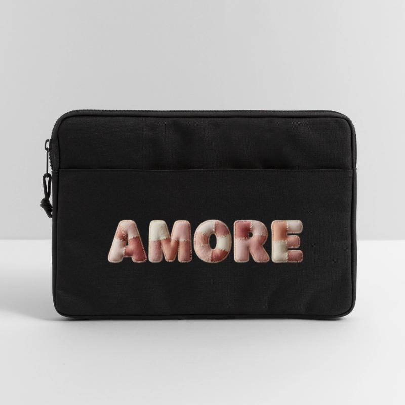 Amore Plüschstich Patchwork Geschenk Laptoptasche 13"