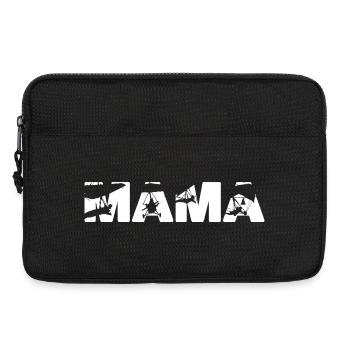 Maman pilote de deltaplane parapente - Sacoche pour ordinateur portable 13 pouces - noir - Devant