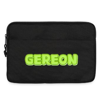Gereon Neon Bubble Letters - Laptop bag 13" - black - Front