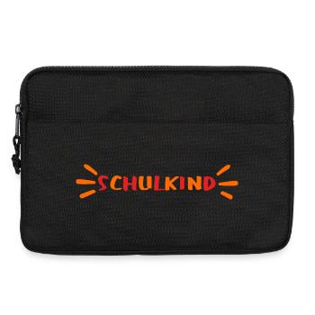 Schulkind Einschulung Erstklässler - Laptoptasche 13" - Schwarz - Vorne