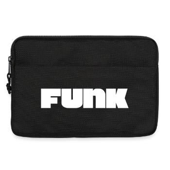 Funk logo - Laptop bag 13" - black - Front