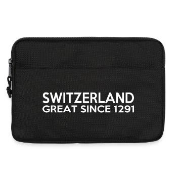 Suisse - Grande depuis 1291 - Schweiz - Schwiiz - Sacoche pour ordinateur portable 13 pouces - noir - Devant