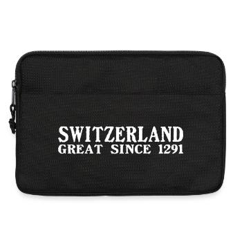 Suisse - Grande depuis 1291 - Schweiz - Schwiiz - Sacoche pour ordinateur portable 13 pouces - noir - Devant