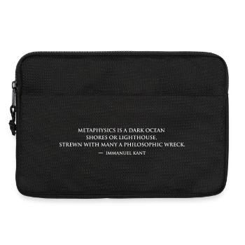 Immanuel Kant Zitat - Laptoptasche 13" - Schwarz - Vorne