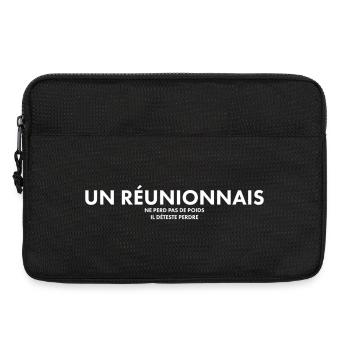 Un Reunionnais Ne Perd Pas De Poids Il Deteste ... - Sacoche pour ordinateur portable 13 pouces - noir - Devant