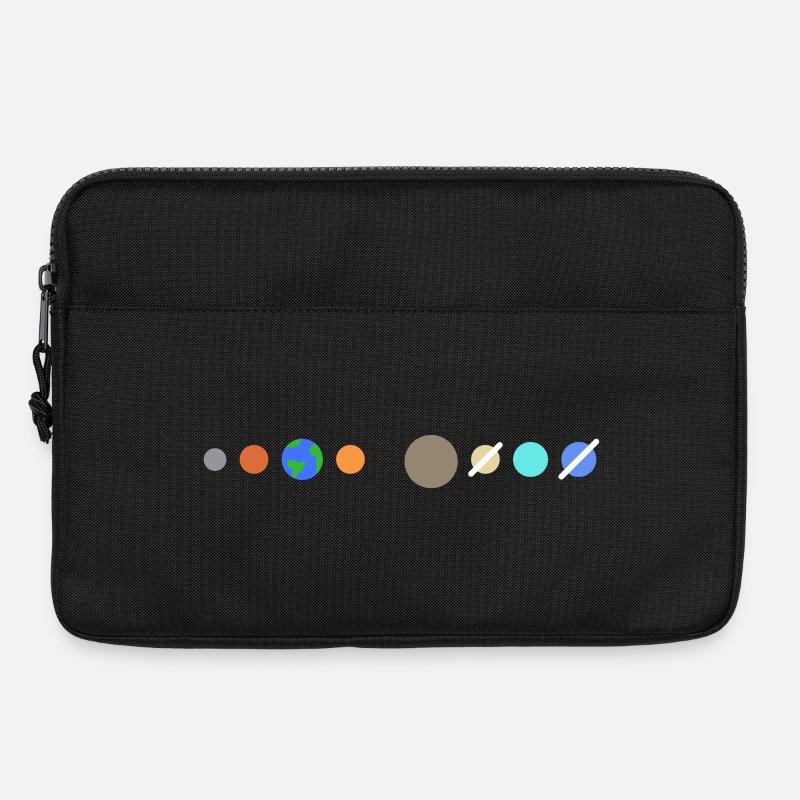 Sonnensystem Planeten - Laptoptasche 13" - Schwarz