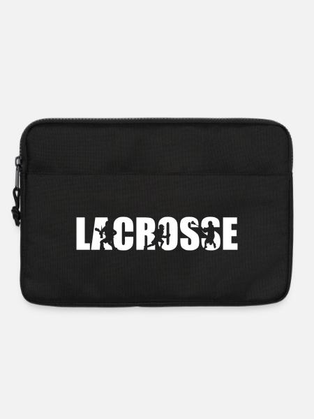 Lacrosse Spieler - Laptoptasche 13" - Schwarz