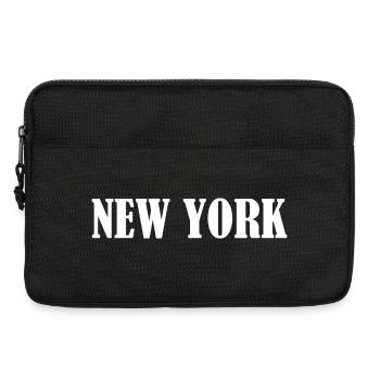 NEW YORK - Sacoche pour ordinateur portable 13 pouces - noir - Devant