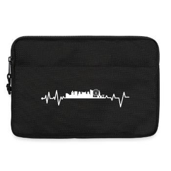 En attente de conception - Sacoche pour ordinateur portable 13 pouces - noir - Devant